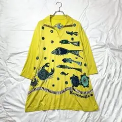 『美品』⭐️トクコプルミエヴォル⭐️人気柄ライトストーンでバルーンチュニック五分袖❣️ 美品』⭐️トクコプルミエヴォル⭐️人気柄ライトストーンで