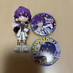 すとぷり　ななもり。フィギュアと缶バッジセット