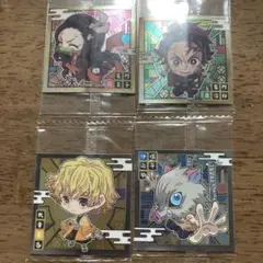 鬼滅の刃 キャラクターシール 4枚セット