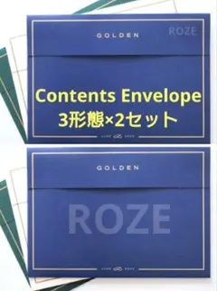 BTS ジョングク グク GOLDEN エンベロープ 封筒 3種×2セット