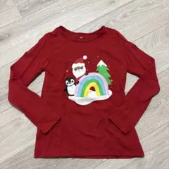H&M クリスマス　サンタ　トップス