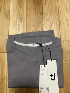 ユニクロ +J スーピマコットンリラックスフィットクルーT（半袖）　グレー