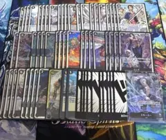 匿名配送　黒スモーカー　デッキ　スリーブ付き ワンピースカードゲーム