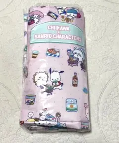 ちいかわ×サンリオキャラクターズコラボ第二弾！レジかごバッグ　ピンク