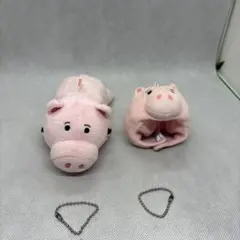 ディズニー トイストーリー ハム 肩乗マスコット&ファンキャップ キーチェーン