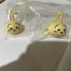 ちいかわ うさぎ　リップキャップ マスコット 2個セット