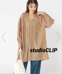 お取り置き中 購入不可】studioCLIP♡レースチュニックワンピース