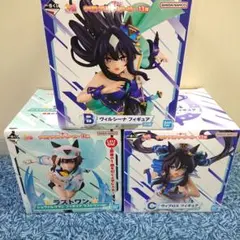 ウマ娘 一番くじ ヴァルシーナ・ヴィヴロス・シェヴァルグラン フィギュア