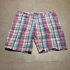 Tommy Hilfiger ハーフパンツ　チェック　ピンク　36