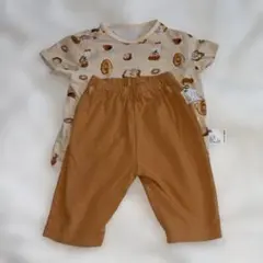 ベビーパジャマ パン屋キャラクター柄