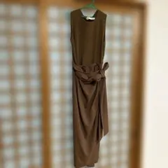 FRAY I.D 異素材ミックス　ニットワンピース