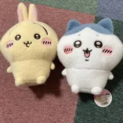 ちいかわ　しーぷわぬいぐるみ　うさぎ、ハチワレ