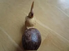 木製 鳥の形状 工芸品