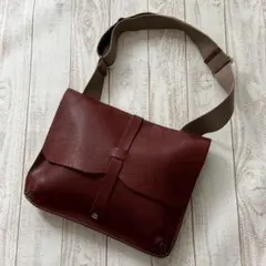英国製【ST LEONARDS】FOLIO BAG レザーショルダーバッグのサムネイル