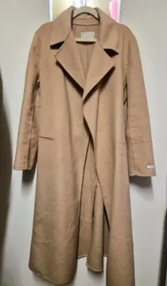 ハンドメイド ベージュ ロングコート