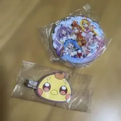 プリキュアあそーと2025 アクリルチャーム＆ヘアクリップセット