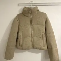 zara ニットパフジャケット ゴールデンブラウンのサムネイル