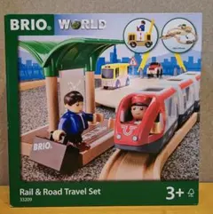 BRIO Rail & Road Travel Set 33ピース おまけ付き