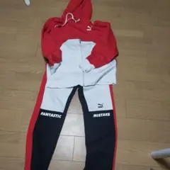 【即日発送】PUMA　ADERERROR　コラボ　　セットアップ レア☆プーマ X フェラーリコラボ☆セットアップ ジャージ 赤
