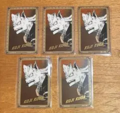 口田甲司 原画展 箔押しクリアカード