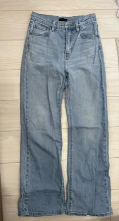 UNIQLO フレアハイライジーンズ23サイズ