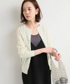⭐︎ IENA ／ イエナ　lineapiu シアー カーディガン　グリーン ☆のサムネイル