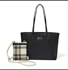匿名　おしゃれ手帳12月号特別付録Harris 上品トート＆ポシェットセットのサムネイル
