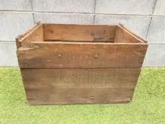 資生堂 木箱 アンティーク レトロ 昭和 資生堂化粧品 箱 ビンテージ