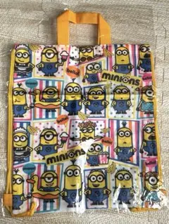 ミニオンズ 総柄　ナップザック　リュック　ショッピングバッグ エコバッグ 　新品