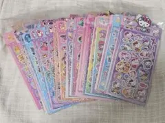 ディズニー　サンリオ　シール　ステッカーセット　27枚セット