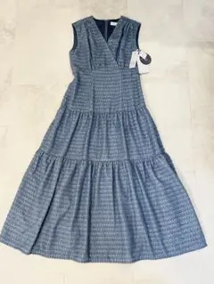 CELFORD チドリカットジャガードワンピースCWFO254080