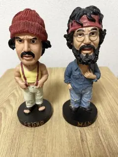 NECA Cheech & Chong ボブルヘッド フィギュア 2体セット - メルカリ