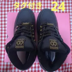 PARK AVENUE PA-211 ブラックシューズ　 24.0　未使用