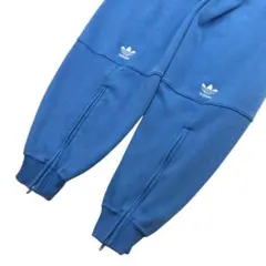 80s adidas デサント　スウェットパンツ　トラックパンツ　ロゴ刺繍　L