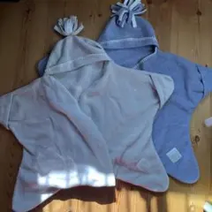 Tuppence & Crumble フリース おくるみ 2点セット