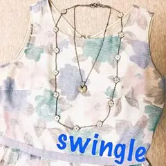 swingle スウィングル ロングネックレス 花 ハート モチーフのサムネイル