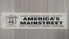 Route 66 America's Mainstreetステッカー