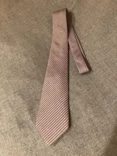 【美品】アルマーニ　ピンク ストライプ ネクタイ