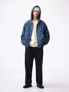 GU ワイドストレートスラックス Lサイズ