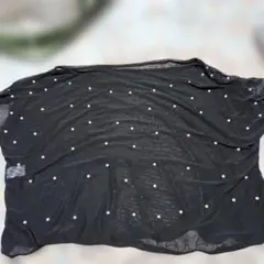 シースルー　ビーズ装飾