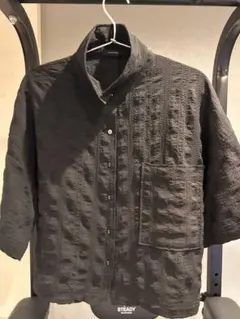 JEANASIS 黒 半袖シャツ ポケット付き　フリーサイズ