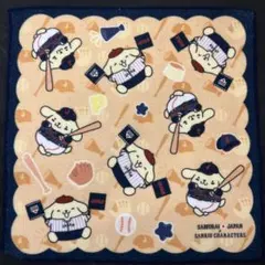 サンリオ 侍ジャパン タイトーくじ E賞 バンドタオル ポムポムプリン