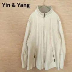 Yin & Yang インアンドヤン　フェイクスエード　ムートン　ブルゾン