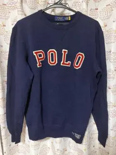 ☆ Polo Ralph Lauren ネイビー スウェット トレーナー XS