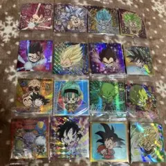 【新品未開封】　ドラゴンボール超戦士ウエハースシール　GR以上　16枚セット