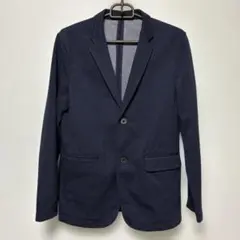 【美品】コムサイズム ポンチジャケット　160サイズ　セレモニー　紺色　卒業式