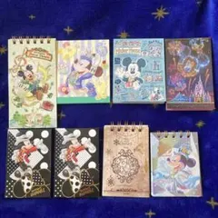 【15】文房具　メモ帳　まとめ売り　ディズニー　ミッキー8冊セット