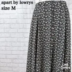 アパートバイローリーズ Pフロントボタンマキシスカート 花柄 キレイ　かわいい