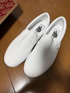 VANS ホワイト スリッポン　新品未使用