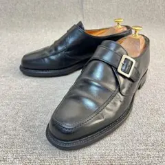 SCOTCH GRAIN スコッチグレイン ダブルモンク レザー 黒 25cm - メルカリ